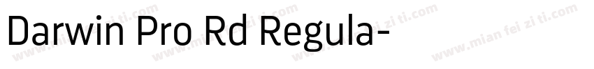 Darwin Pro Rd Regula字体转换